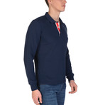 Colton Long Sleeve Polo Shirt // Navy (XL)