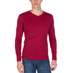 Ramon Long Sleeve T-Shirt // Bordeaux (2XL)