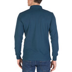 Jadiel Long Sleeve Polo Shirt // Oil (S)