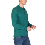 Hector Long Sleeve Polo Shirt // Green (M)