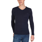Garrett Long Sleeve T-Shirt // Navy (2XL)