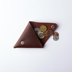 Triangle Case // Red Brown