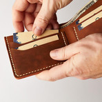 Bi-Fold Wallet // Antique Brown