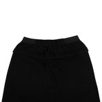 Unravel Project // Drop-Crotch Sweatpants // Black (XXS)