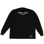 Unravel Project // Back Print Long Sleeve T-Shirt // Black (M)