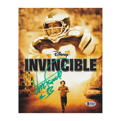 Autographed Photo // Invincible "Philly Eagles" // Vince Papale