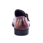 Clif Leather Monkstrap // Brown (Euro: 42)