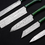 Hammered Chef Knives // Set Of 5