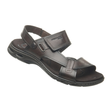 Lincoln Strap Sandals // Brown (US: 6.5)
