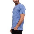 Micro Tee // Blue Marl (Small)