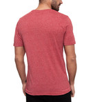 Micro Tee // Red Marl (Small)