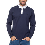 Sven Rugby Shirt // Navy (Small)