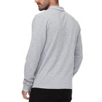 Dent Long Sleeve Polo // Gray Marl (Small)