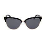 Women's Cat Sunglasses // Shiny Black + Gray