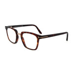 Men's Rectangle Blue Light Blocking Optical Frames // Havana Gold