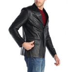 Ohaio Leather Jacket // Black (XL)