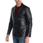 Ohaio Leather Jacket // Black (3XL)