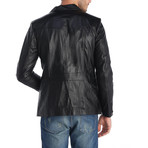 Ohaio Leather Jacket // Black (S)