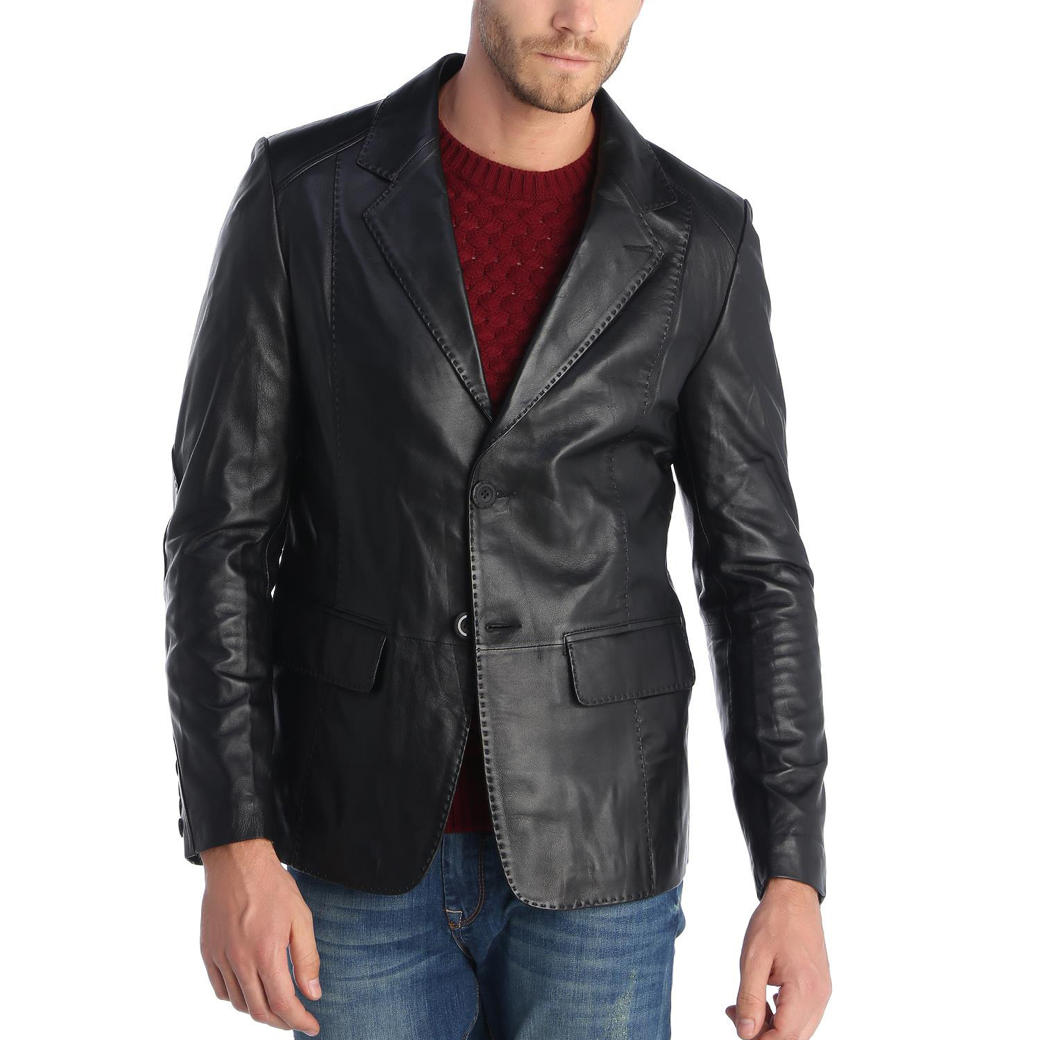 Ohaio Leather Jacket // Black (2XL) - Sir Raymond Tailor - Touch of Modern