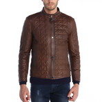 Orlando Leather Jacket // Hazelnut (2XL)