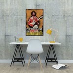 Jimi Hendrix 1968 U.S. Tour Poster // Radio Days (12"W x 18"H x 0.75"D)