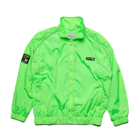 MISBHV // Europa Track Jacket // Neon Green (XS)