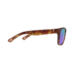 Legend // Tiger Tortoise // Green Mirror ColorBoost Polarized Smoke Lens