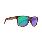 Legend // Tiger Tortoise // Green Mirror ColorBoost Polarized Smoke Lens