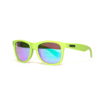 OGLX // Matte Lime Green // Green Mirror Lens