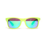 OGLX // Matte Lime Green // Green Mirror Lens