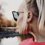 Ruby // Slate Gray Metal // Smoke Lens