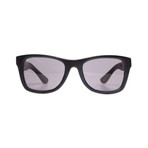 Jackson // Black Bamboo // Smoke Polarized Lens