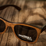 Jackson // Brown Bamboo // Smoke Polarized Lens