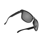 Legend // Matte Black (Fire Mirror Colorboost Polarized Smoke Lens)