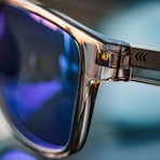 Legend Pro // Translucent Gray // Skye Blue Mirror ColorBoost Polarized Copper Lens