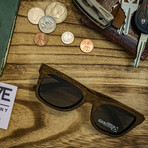 Jackson // Brown Bamboo // Smoke Polarized Lens