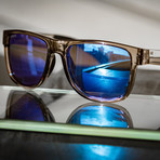 Legend Pro // Translucent Gray // Skye Blue Mirror ColorBoost Polarized Copper Lens