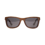 Jackson // Brown Bamboo // Smoke Polarized Lens