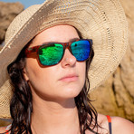 Legend Pro // Tiger Tortoise // Green Mirror ColorBoost Polarized Smoke Lens