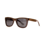 Jackson // Brown Bamboo // Smoke Polarized Lens