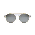 Unisex Dyad 14 Sunglasses // Crystal + Gray