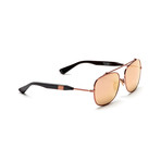 Men's Malcolm No Middle 01 Sunglasses // Rose Gold