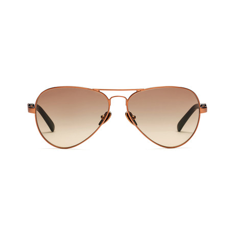 Unisex Concorde 18 Sunglasses // Copper + Brown Gradient