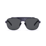 Men's Malcolm In The Middle 01 Sunglasses // Black + Gray