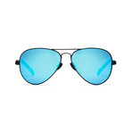 Men's Concorde 27 Sunglasses // Tortoise + Blue Mirror
