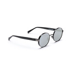 Unisex Eclipse 05 Polarized Sunglasses // Black + Silver