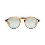 Men's Dyad 06 Sunglasses // Tortoise + Golden Aqua