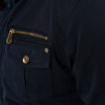 Aaron Coat // Navy Blue (XL)