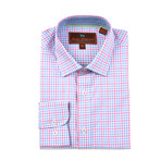Woven Button Down Shirt // Pink (L)