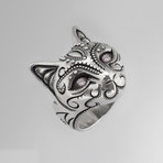 Lamoo Diamond Eyes // Sterling Silver (Size 8)